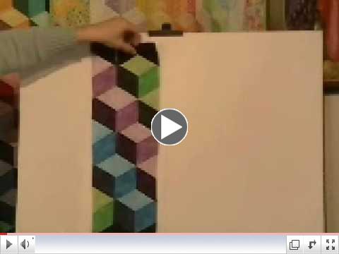 Easy Strip-Pieced Tumbling Blocks, Marci Baker of Alicia's Attic