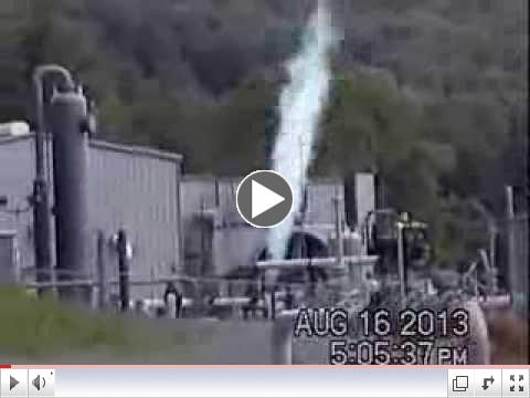 Teel Compressor blow off, footage by Ron Teel