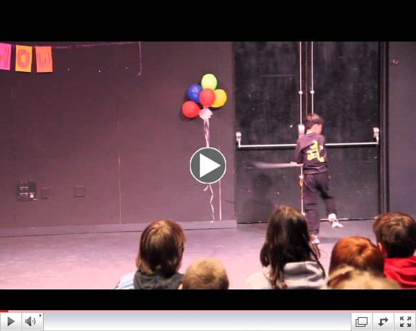 Alex Does Kung Fu at Foote School Talent Show