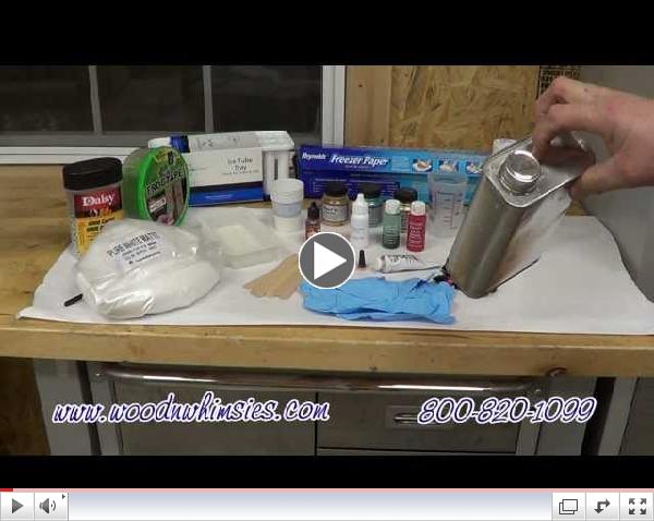 Making Polyester Resin Pen Blanks
