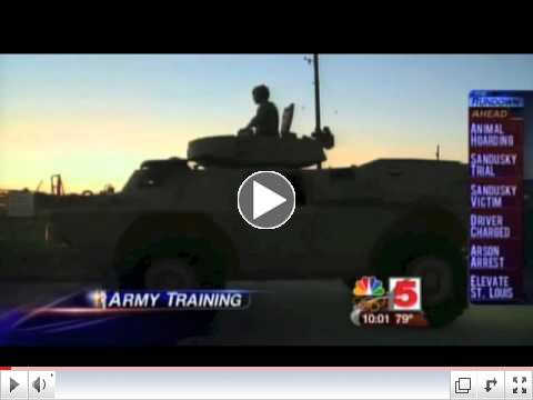 Interesting ... Military Police Training to Drive Armored Vehicles on Civilian Streets