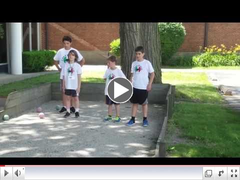 Casa Italia Italian Language & Culture Summer Camp, Day 1, June 19, 2017 Bocce Practice 2 