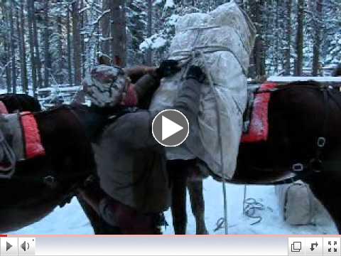 How To Pack Hay with Horses and Mules.wmv