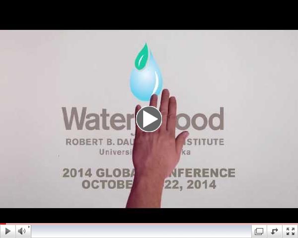 Water for Food 2014 Global Conference Save the Date 