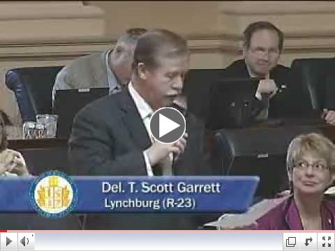 Delegate Garrett Introduces 4th Grade Class from Holy Cross Regional Catholic School, 2.23.12