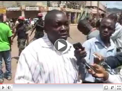 Óeirðir í Kampala.
