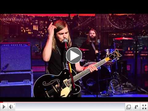 Band of Skulls - Sweet Sour - David Letterman  3-30-12