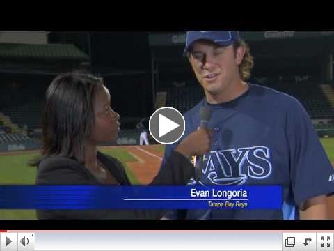 Evan Longoria Saves Reporter