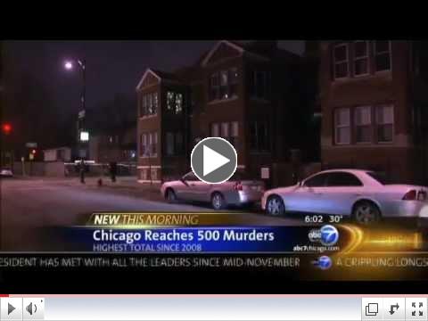 2012: Chicago Is The Murder Capitol of USA With 500 Murders