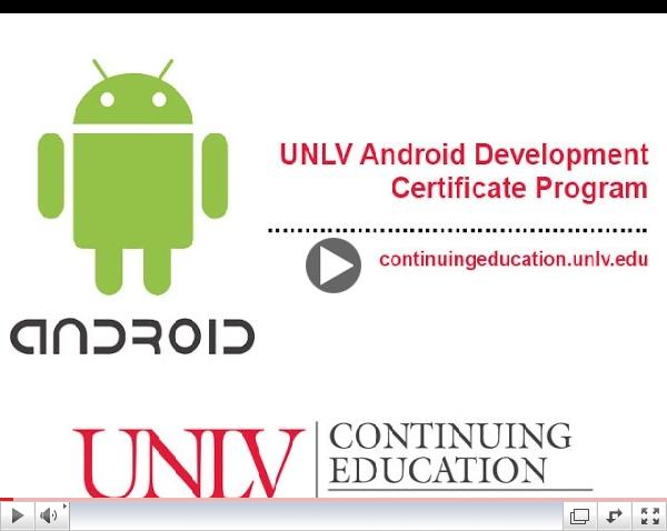 UNLV - Android Development Certificate