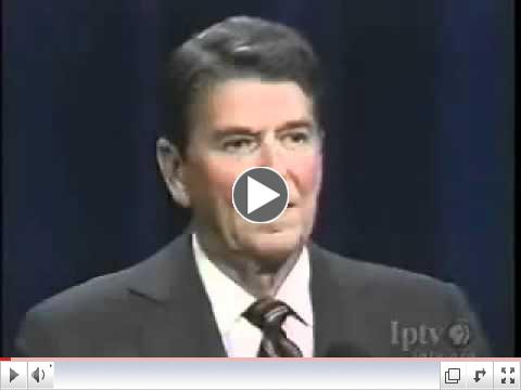 Ronald Reagan Outwits Moderator in debate on the 