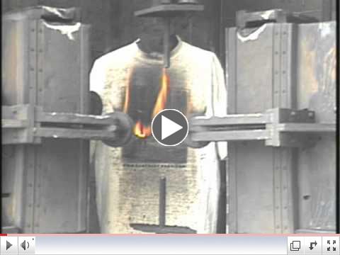 Hemp t-shirt in arc flash