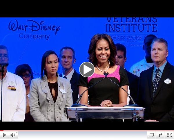 Remarks by First Lady Michelle Obama at Disney's Veterans Institute