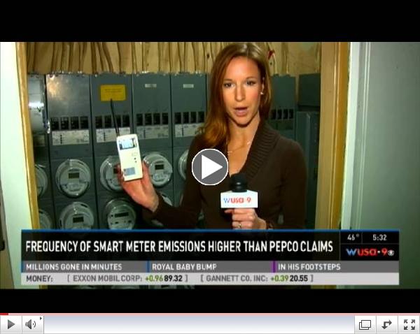 Smart Meters May Emit Radiation More Frequently than Pepco Admits - WUSA9 News Story