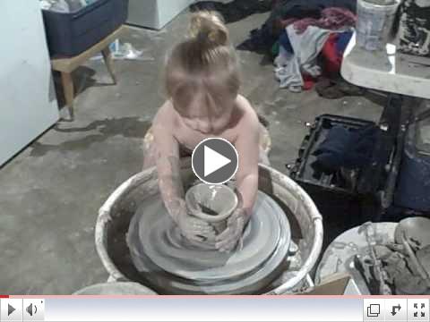 Baby Pottery Throwing Genius