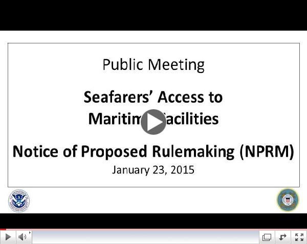 Sea Farer's Access Public Meeting