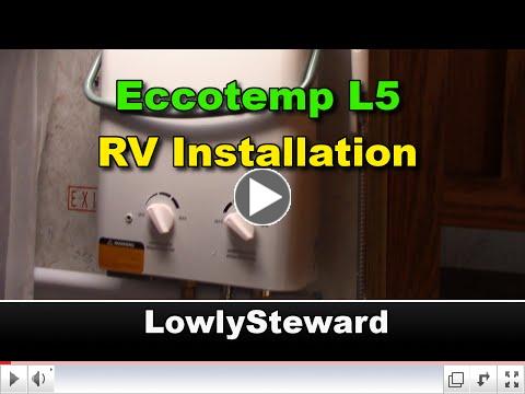 Eccotemp L5 tankless water heater installation