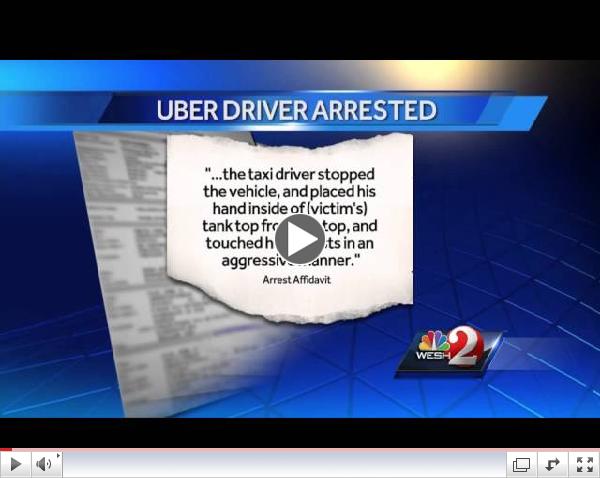 Uber driver accused of grabbing woman's breast