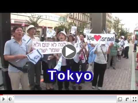 Tokyo, Japan - pro-Israel rally 2014