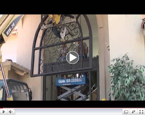 Installation Highlights - Iron Entry Door