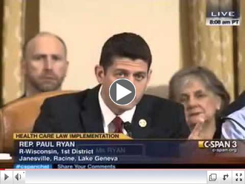 Rep. Paul Ryan slams Acting IRS Commissioner Danny Werfel for not understanding the ACA