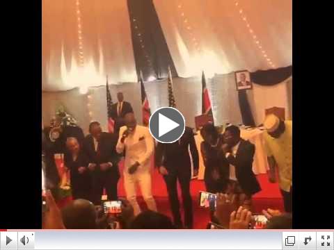 President Obama takes to the Floor at State Dinner on July 26, 2015