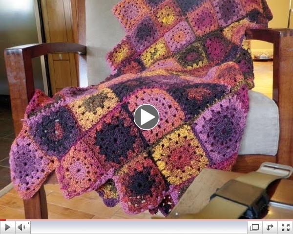 Crochet Bumble Berry Pie Afghan