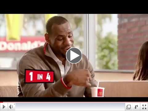 New McDonald's Monopoly Commercial featuring LeBron James