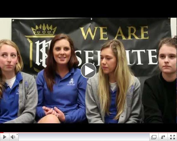 Marian HS Students visit Servite
