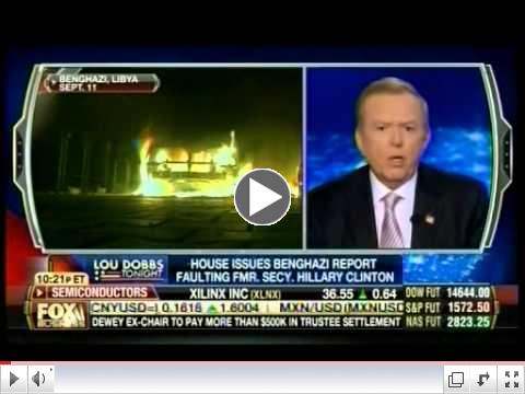 Benghazi Gate -House Issues Benghazi Report Faulting Fmr. Secy. Hillary Clinton - Lou Dobbs