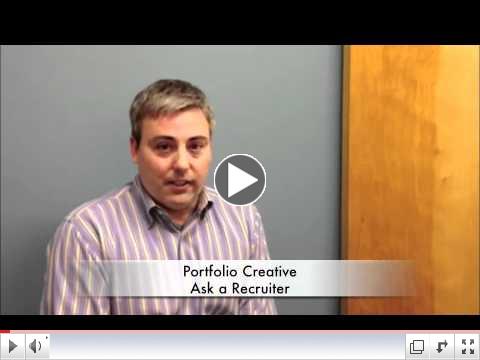 Portfolio Creative 'Ask A Recruiter' Tip #2