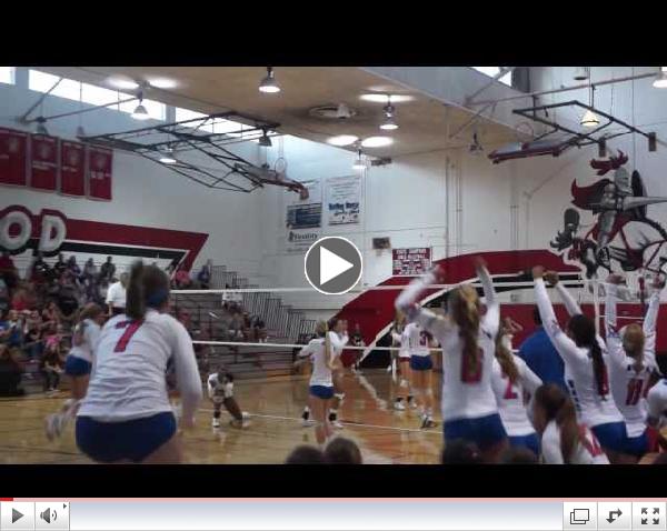 Nationally Ranked Girls Volleyball Beats Lakewood, 9/9/13 (Los Al)