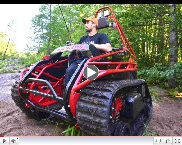 Extreme Offroad Tracked Wheelchair the Original Ripchair 2.0