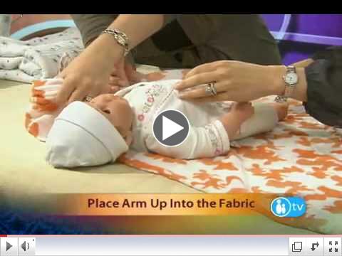 aden + anais how to swaddle tutorial on Parent TV