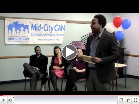 Listen to Mid-City CAN's three new Coordinating Council members talk about why they want to serve