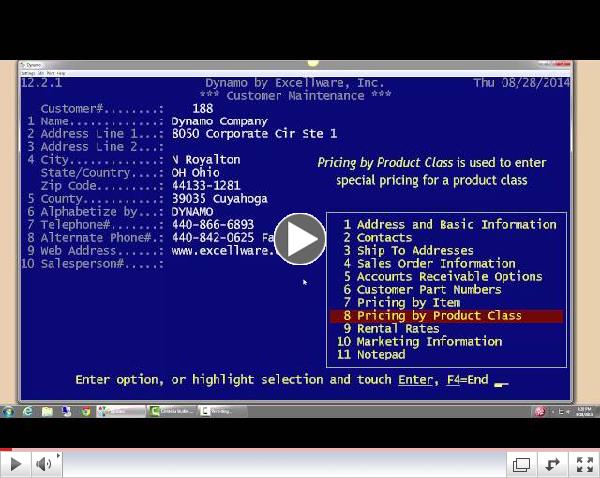 How to Use Customer Maintenance in Dynamo, Part 3