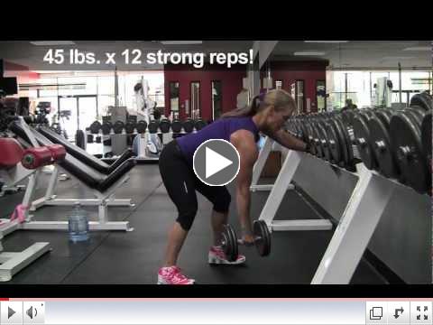 1 Arm DB Rows- Lat Exercise