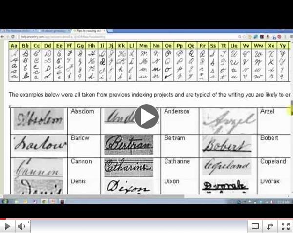 Can Anyone Read This? Basic Paleography for Genealogists