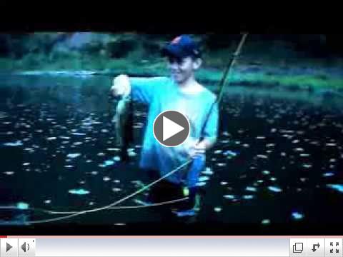 Seth's First Smallmouth bass on a fly rod and a Psycho Ant!