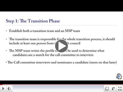 New England Synod Call process Overview