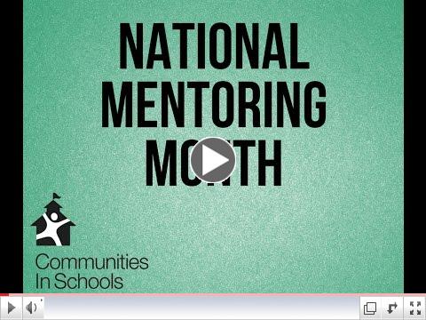 National Mentoring Month Appreciation Video