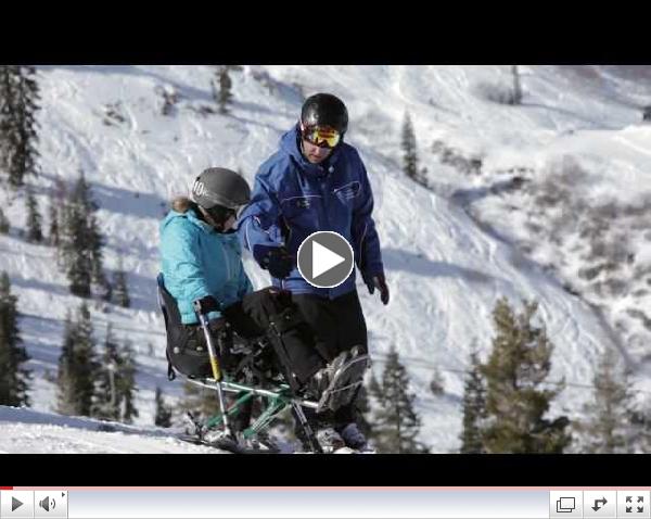 Adaptive Ski Lessons with Disabled Sports USA Far West-Tahoe
