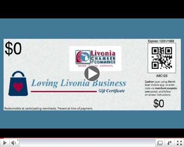 Loving Livonia Business - Gift Certificates