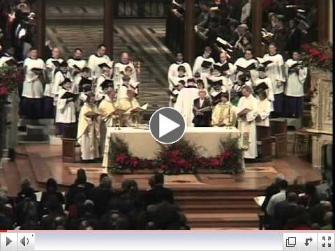 Christmas Eve at Washington National Cathedral - Hymn Joy to the World