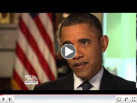 Pres. Obama on Meet the Press: Gun Control after Connecticut (Dec.30 2012)