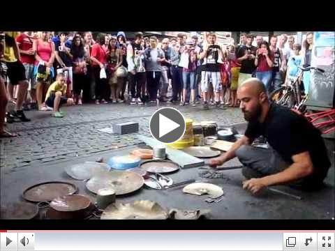 Fantastic Street Techno Drummer