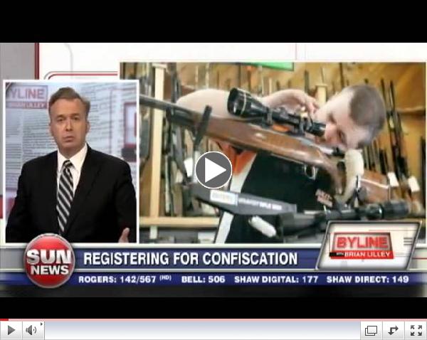 Canadian News Anchor Warns Gun Owners 2013