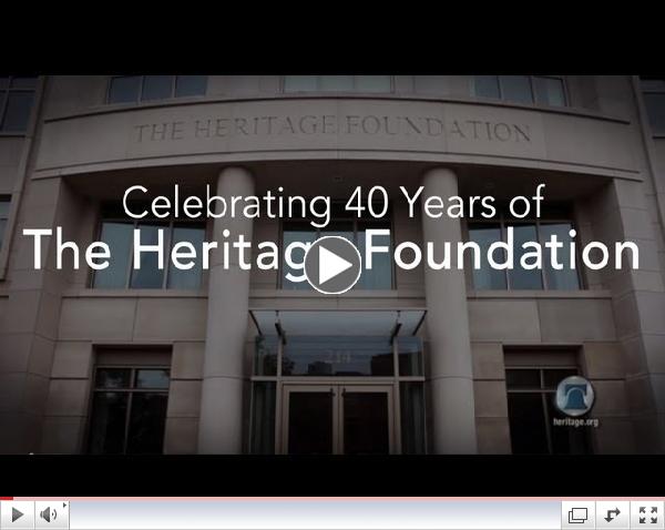 Celebrating 40 Years of The Heritage Foundation