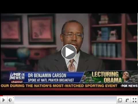 Dr Ben Carson Tells Hannity Why He Spoke Out Against Obama's Policies To Obama's Face