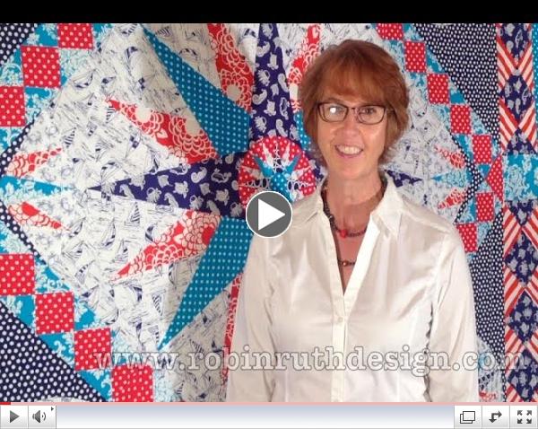 An Introduction to Robin Ruth Design's Mariner's Compass Books, Rulers and Strip Piecing Method